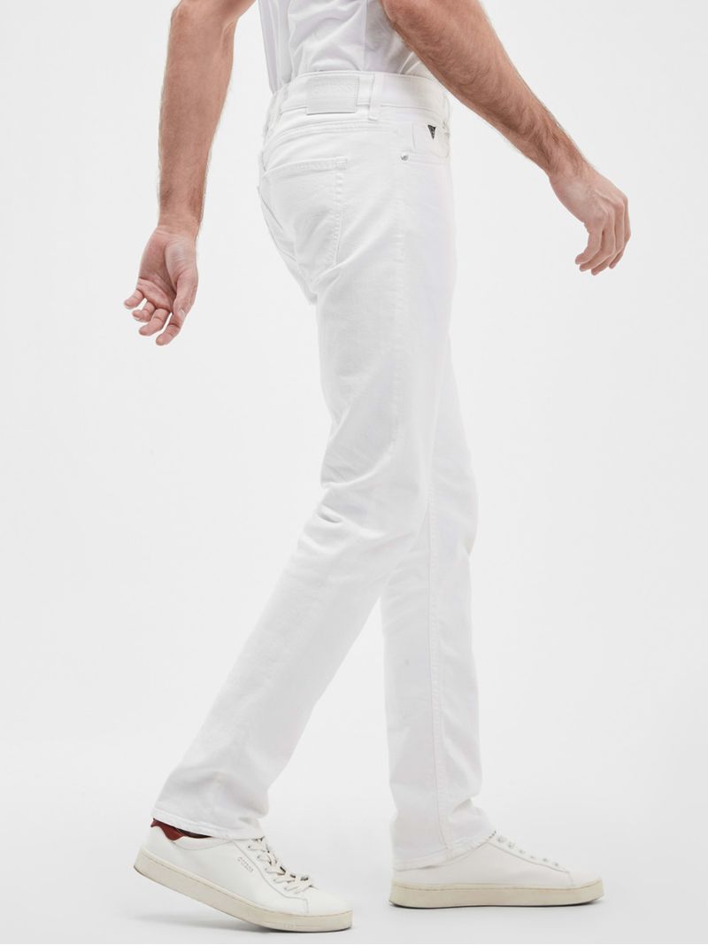 Jeans-Tapered-Blancos-Guess