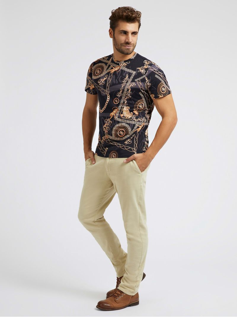 Playera-Negra-Guess-Quattro-G