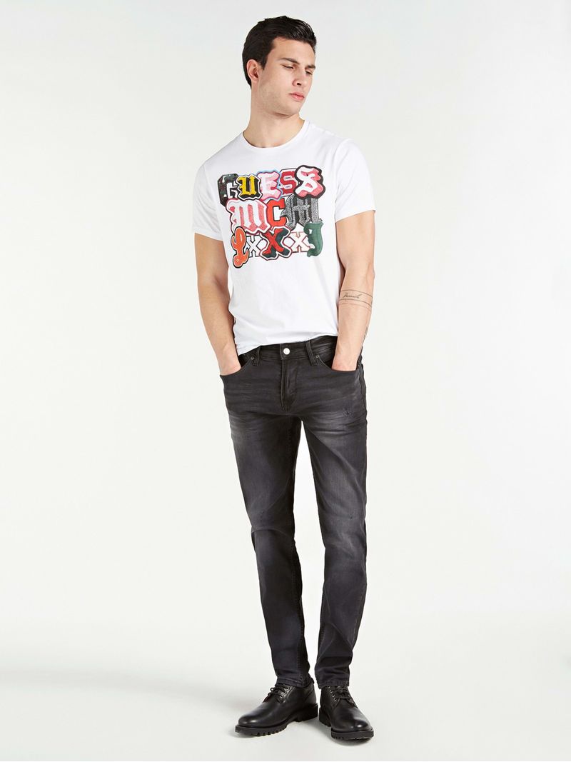 Jeans-Tapered-Negros-Guess-Slim