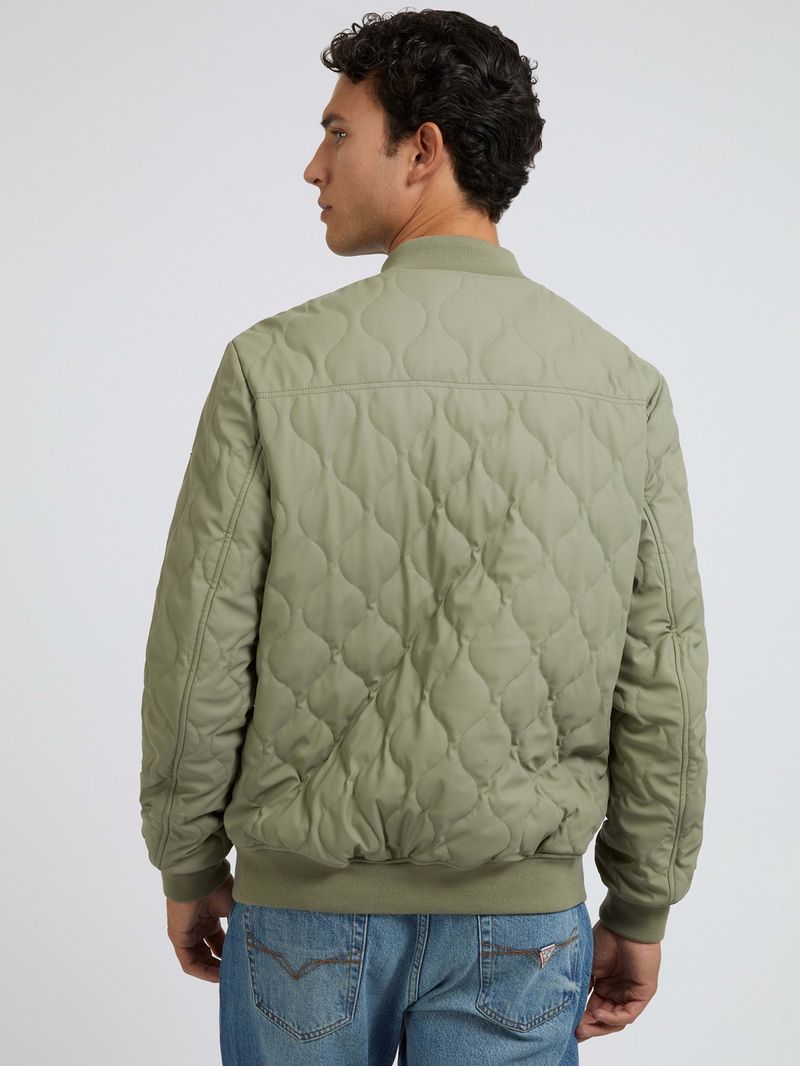 Chamarra-Verde-Guess-Quilted
