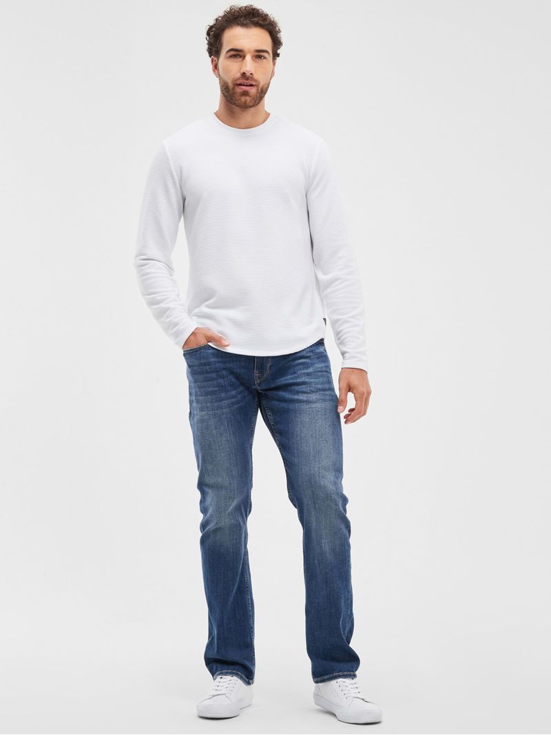 Jeans-Straight-Azul-Marino-Guess-Regular