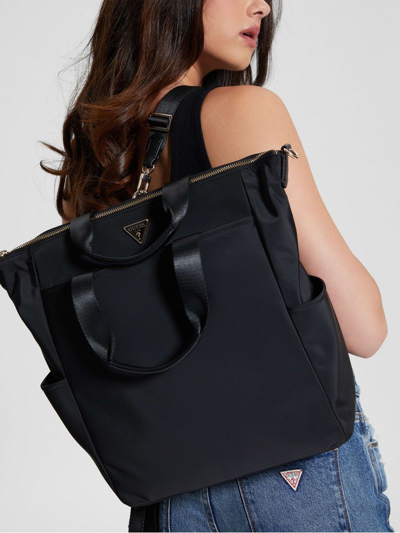 Bolsa Tote Negra Guess Eco Gemma Tote 1906