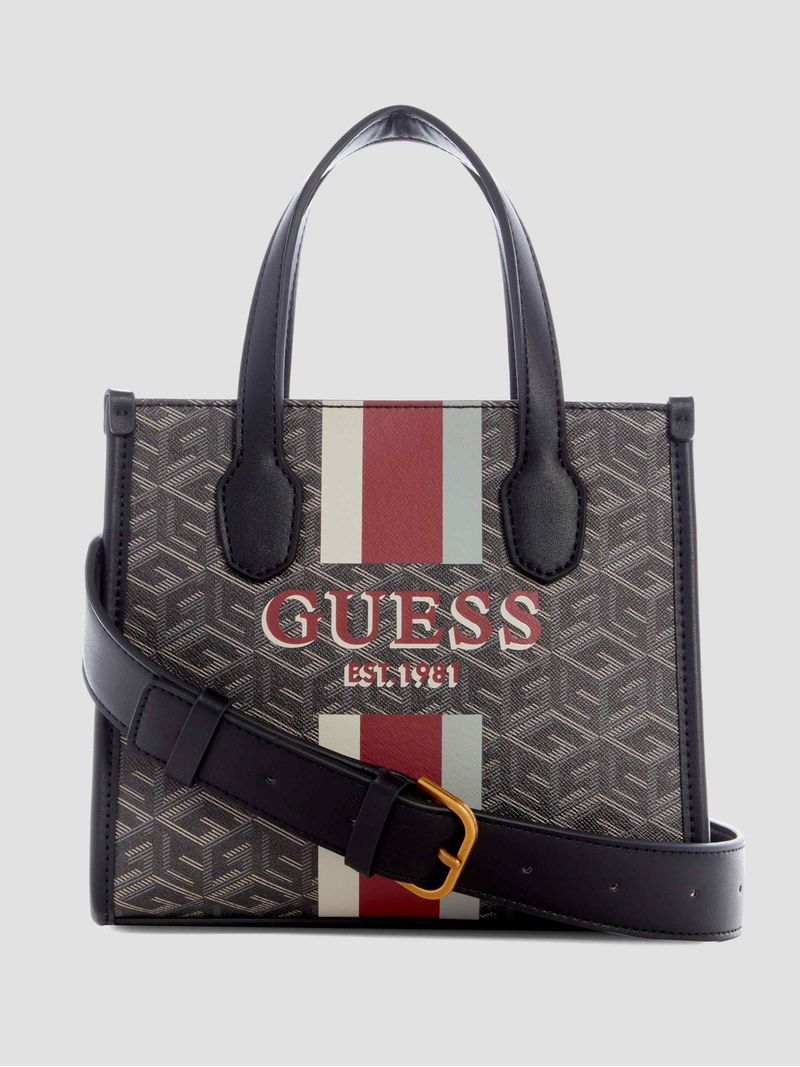 Bolsa tote guess negra hot sale