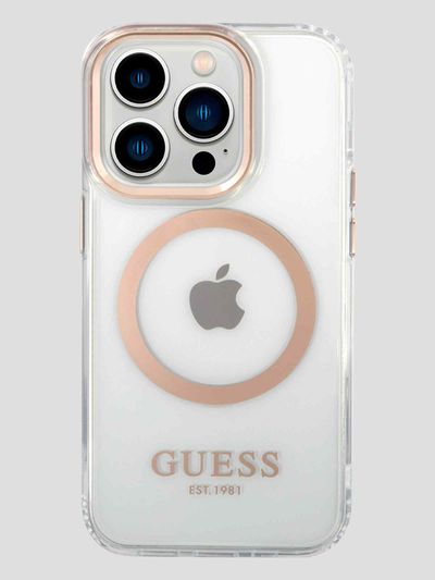Funda Para Celular iPhone 14 Pro Guess Outline Magsafe