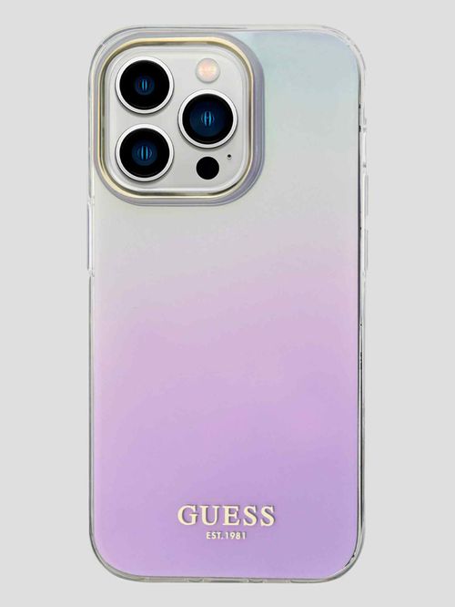 Funda Para Celular iPhone 14 Pro Max Guess Iridescent Gold