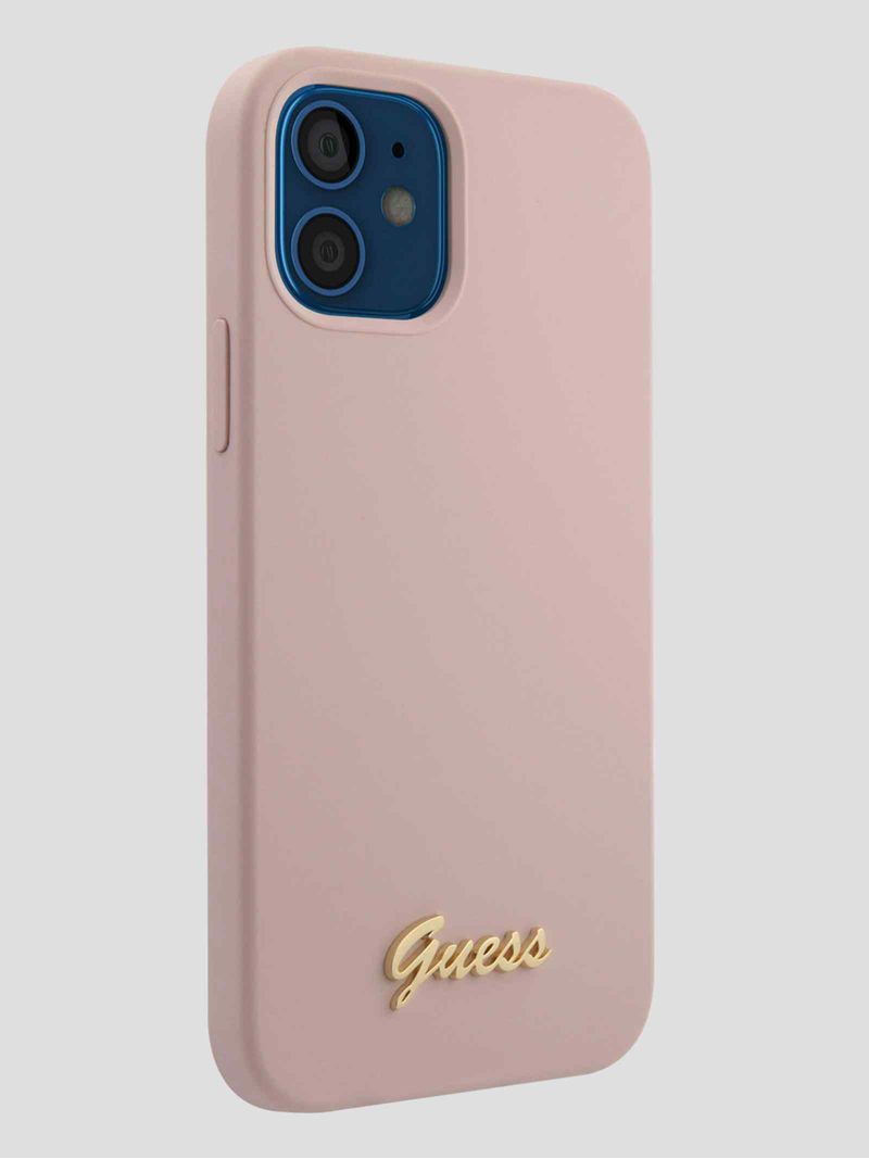 Funda-Para-Celular-iPhone-11-Rosa-Guess-Silicon