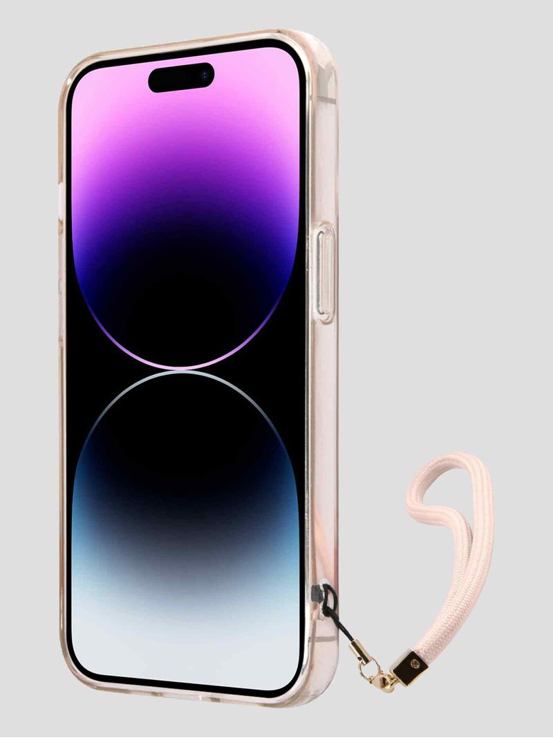 Funda-Para-Celular-iPhone-14-Pro-Max-Rosa-Guess-Translucent-Stripe