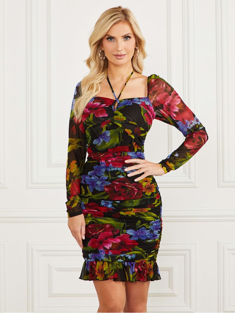 Blusa-Negra-Guess-Marciano-Blooming