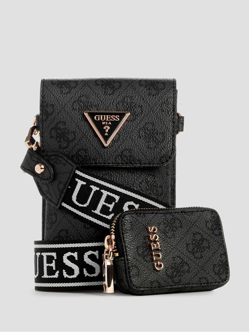 Bolsa-Crossbody-Chit-Chat-Negra-Guess-Latona