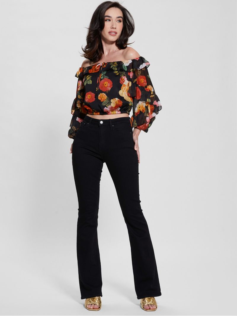 Blusa guess negra cheap