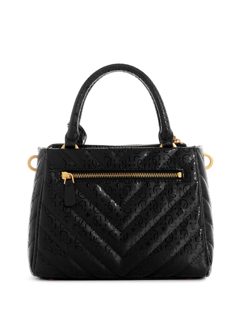 Bolsa satchel best sale guess negra