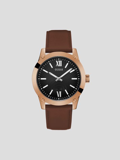 Orologio Guess CRESCENT Uomo, Cassa 44mm, Bracciale In Mesh Acciaio Inossidabile, Colore Dorato, Modello GW0629G2