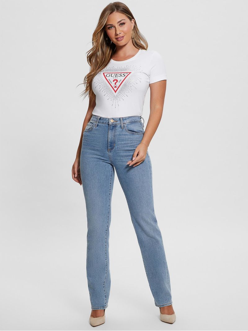Playera-Blanca-Guess-Star-Triangle