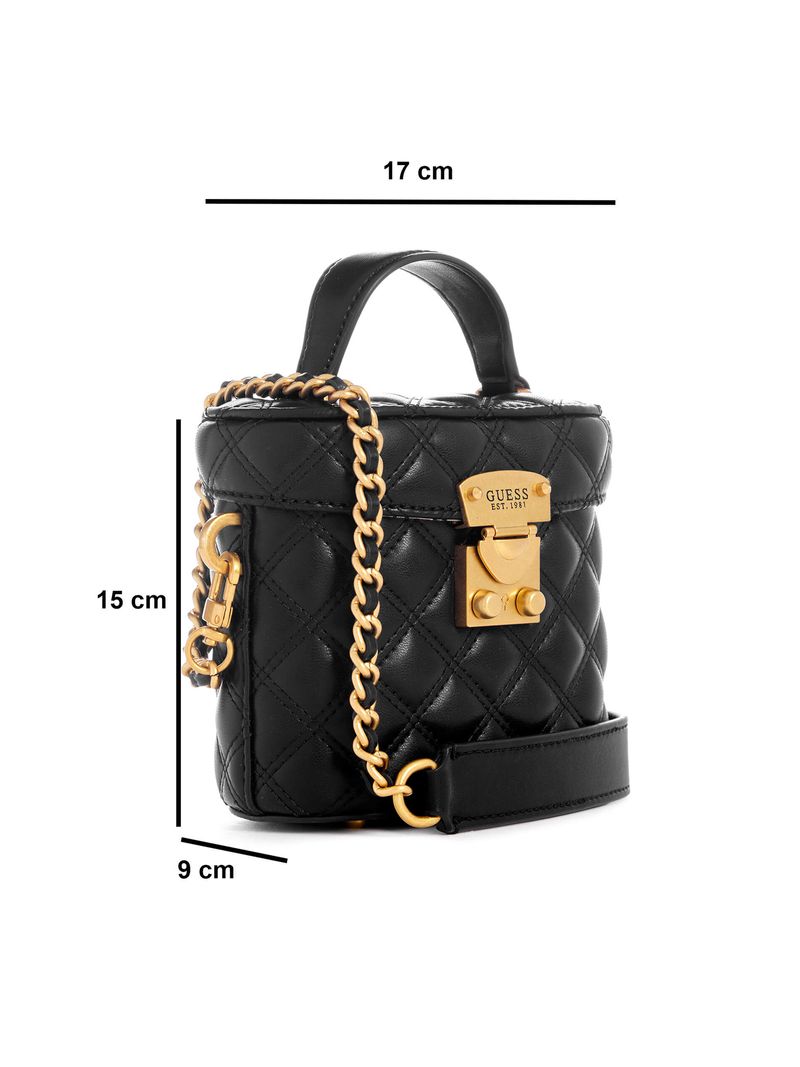 Bolsa Crossbody Negra Guess Giully