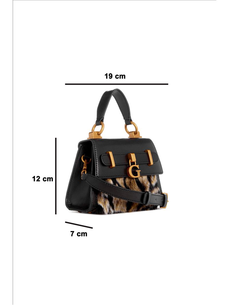 Bolsa Mini Crossbody Negra Guess Bergen Mini