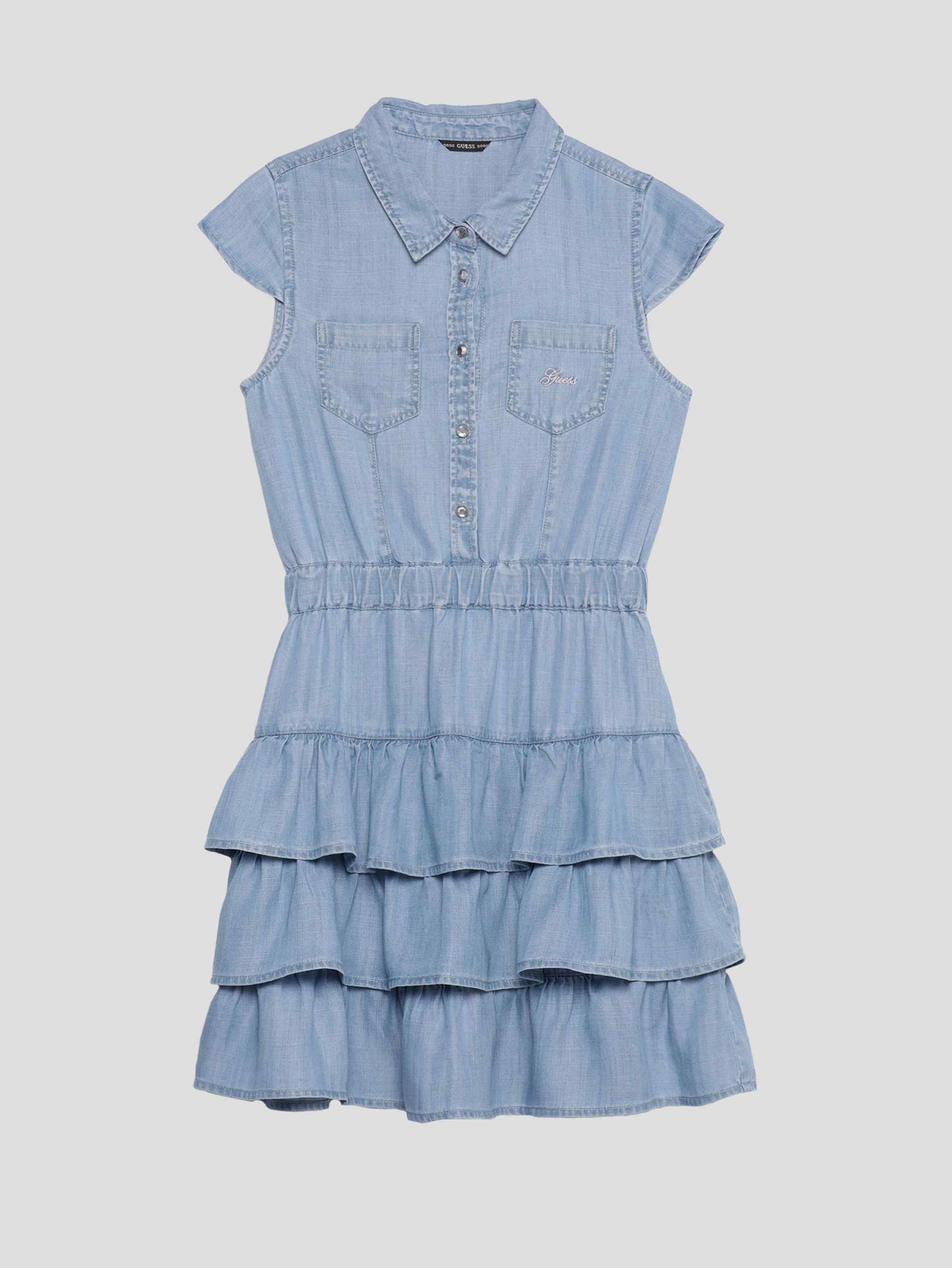 Vestido Guess Kids Denim Para Ni a Vestidos