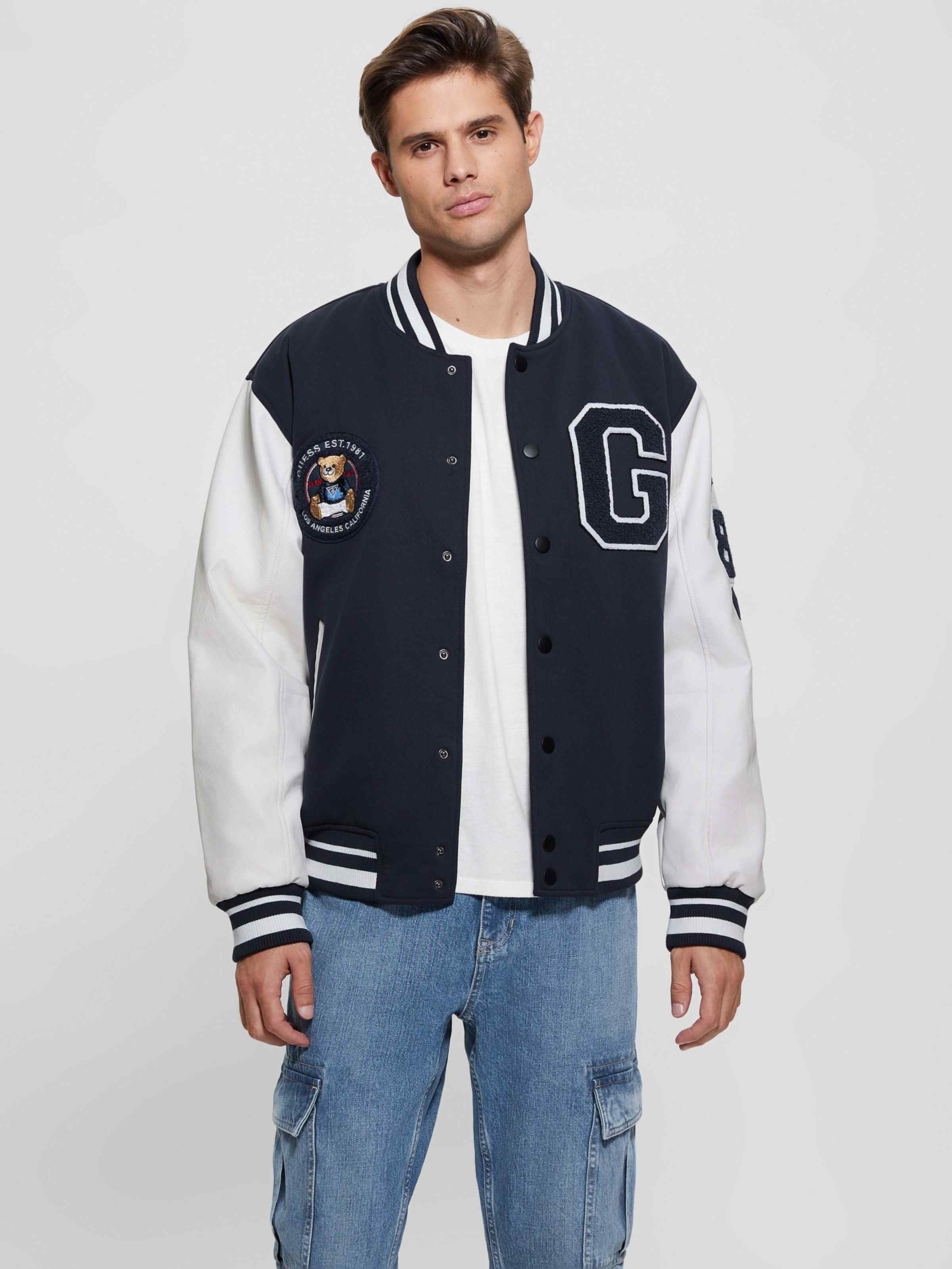 Chamarra Guess Bear Varsity