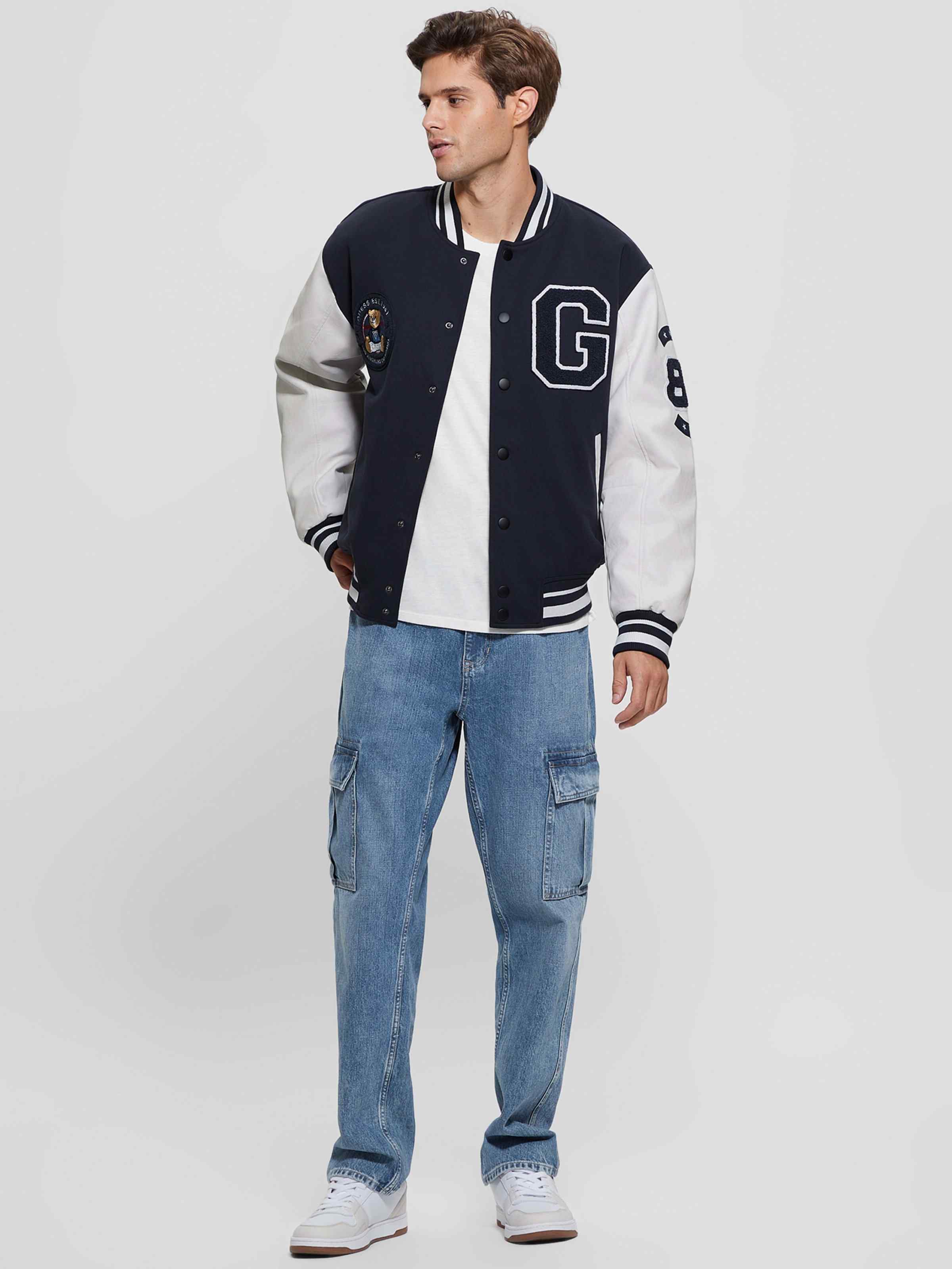 Chamarra Guess Bear Varsity Chamarras