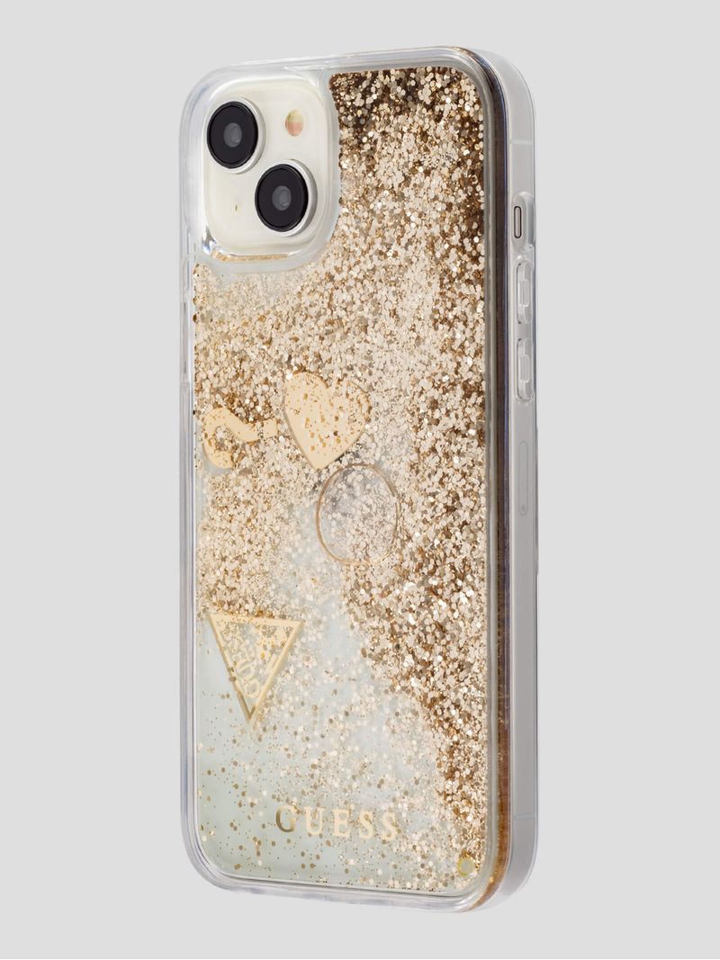 Funda-Para-Celular-iPhone-15-Plus-Guess-Glitter-Gold