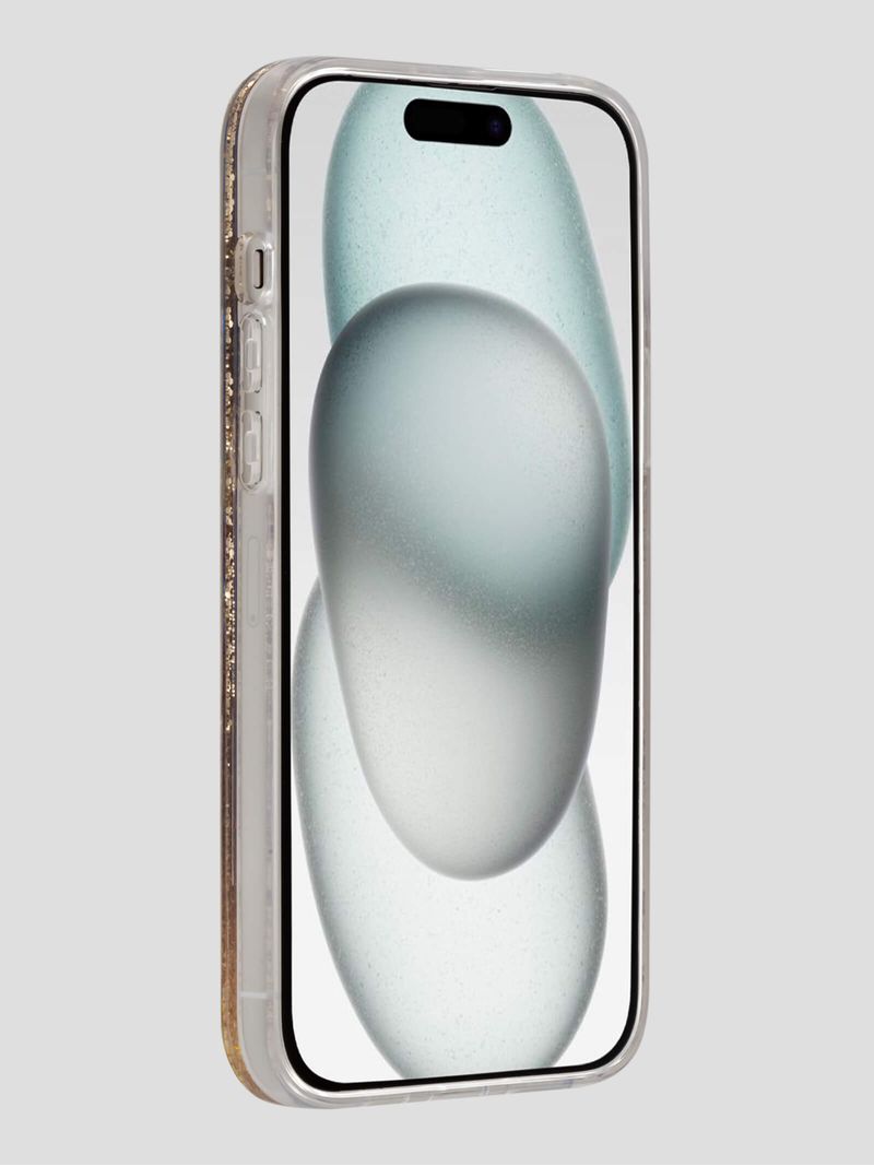 Funda-Para-Celular-iPhone-15-Plus-Guess-Glitter-Gold