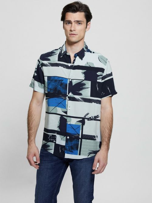Camisa Guess ECO Palm Collage