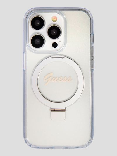 Funda Para Celular iPhone 15 Pro Guess Magsafe Ring Stand