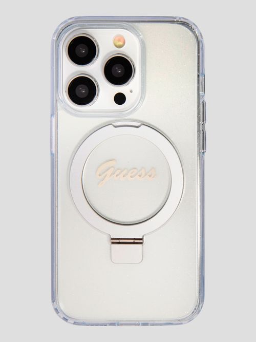 Funda Para Celular iPhone 15 Pro Guess Magsafe Ring Stand