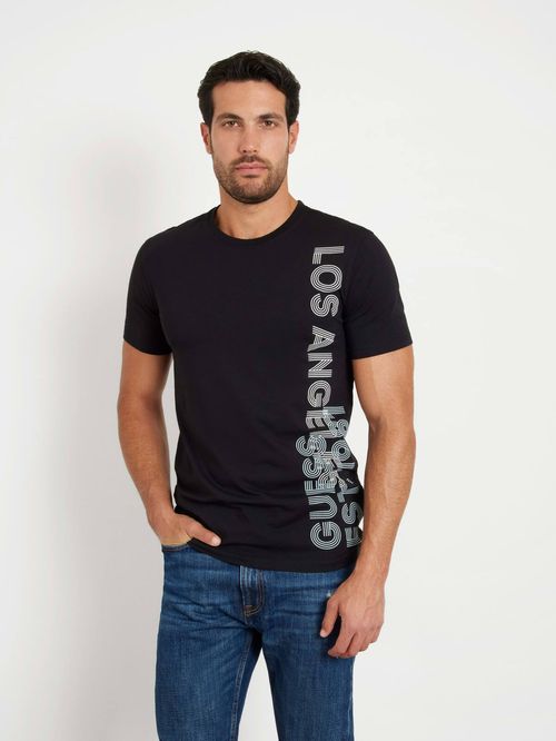 Playera Guess Vertical  Logo