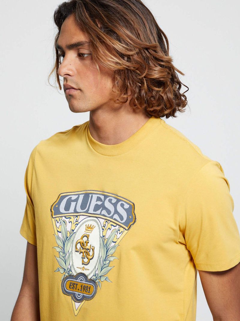 Camiseta guess amarilla online