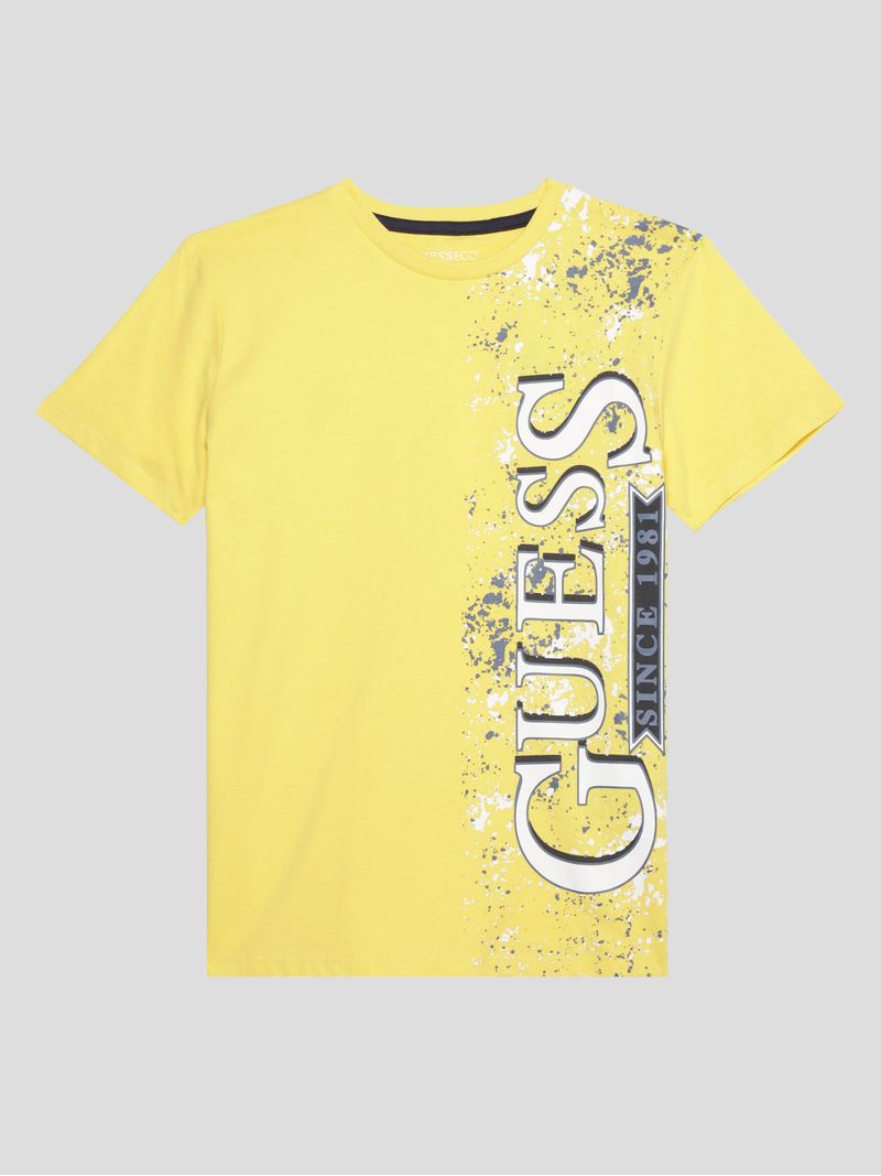 Playera guess amarilla sale