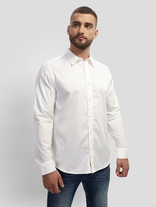 Camisa Guess Silky Poplin