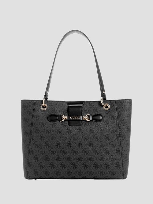 Bandolera Guess Iseline Convertible Con Solapa, Cebra | Envío Gratis