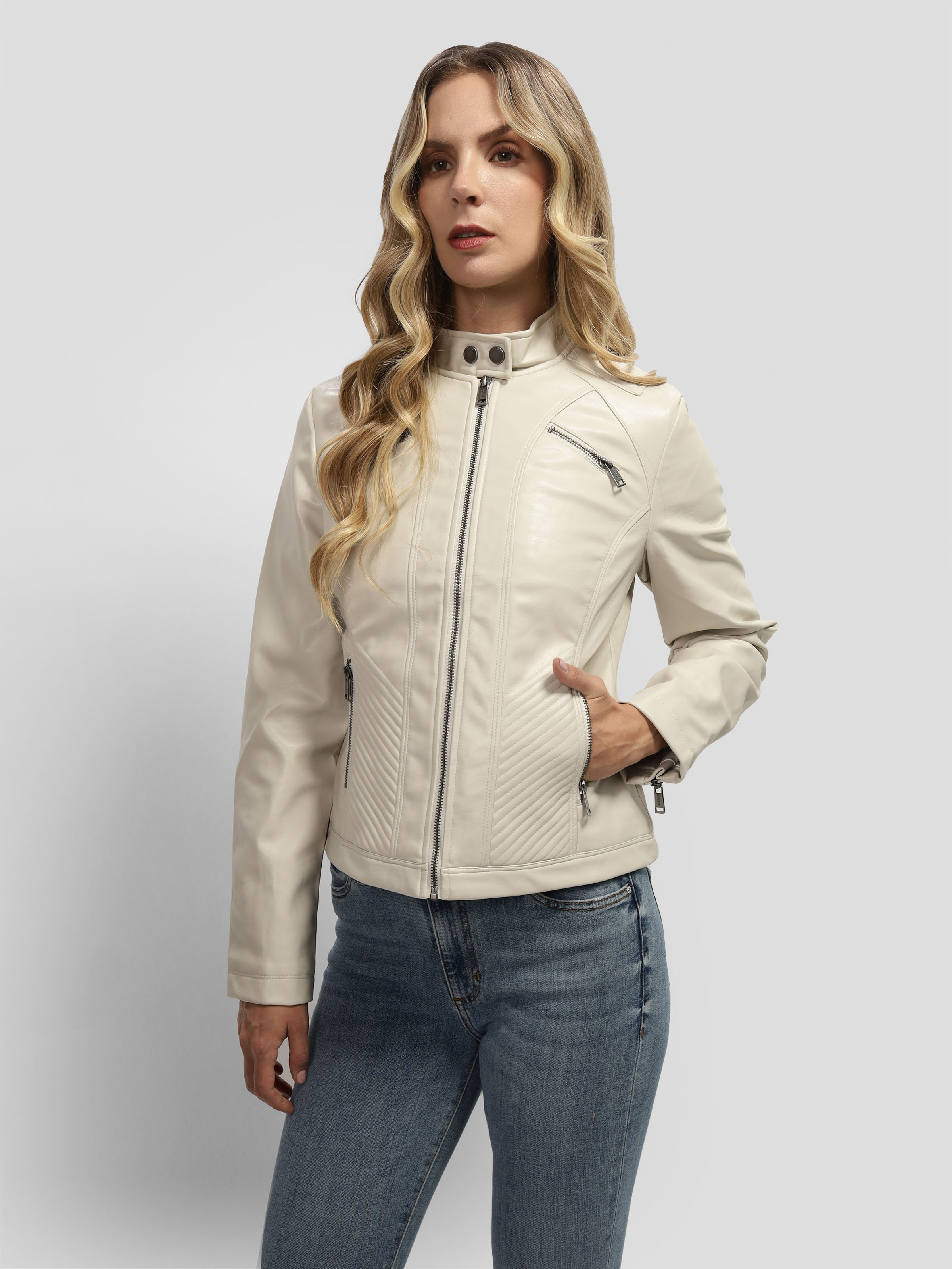 Marca Guess Chamarra Guess Mujer Verde Chaqueta Acolchada De Peso