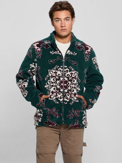 Chamarra Guess Jacquard Sherpa