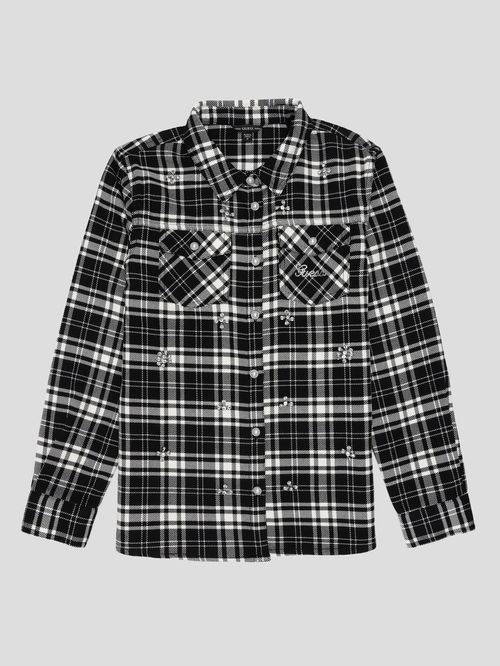 Blusa Guess Kids Twill Para Niña