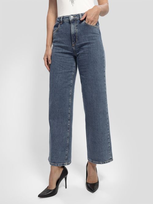 Jeans Femme GUESS Modèle Brittney-boot - Taille 30 (30 Pouces) - Bootcut Bleu Denim - Occasion Très Bon état