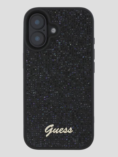 Funda Para Celular iPhone 16 Guess Midnight Transparente