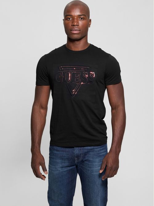 Playera Guess Triangle Embossed