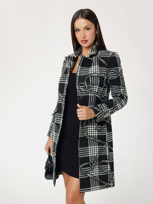 Abrigo Guess Dover Plaid