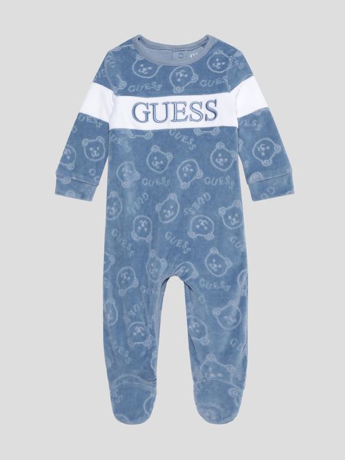 Mameluco Guess Kids Chenille Para Bebé