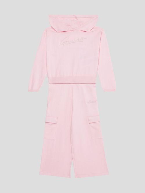 Conjunto Guess Kids Hooded Para Niña