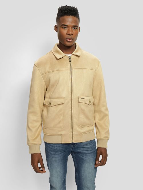 Chamarra Guess Suede Trucker