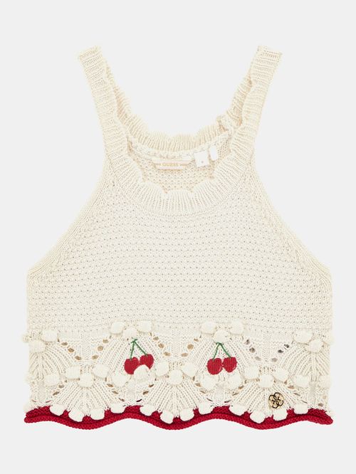 Top Guess Kids Crochet Para Niña