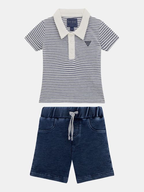 Conjunto Guess Kids Denim Para Bebé