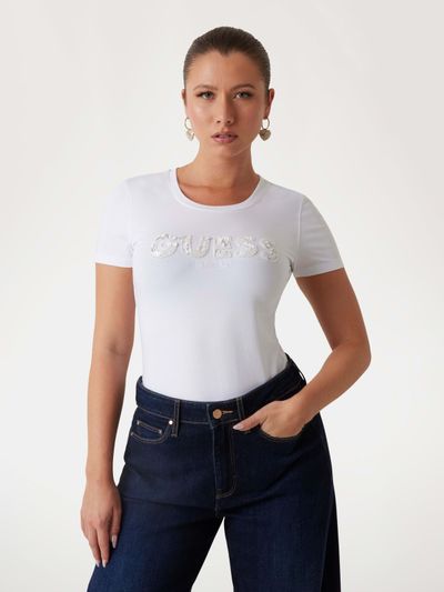 Playera Guess Logo Segquins