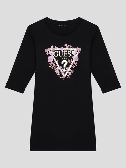 Vestido Guess Kids Sleeves Para Niña