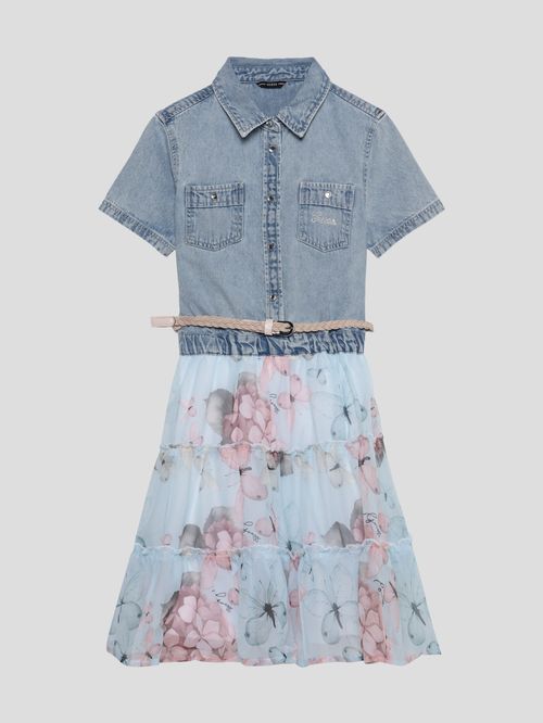 Vestido Guess Kids Mixed Para Niña