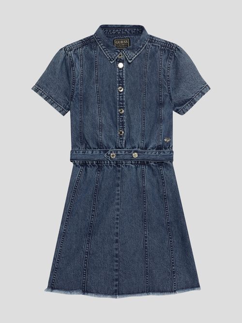Vestido Guess Kids Denim Para Niña