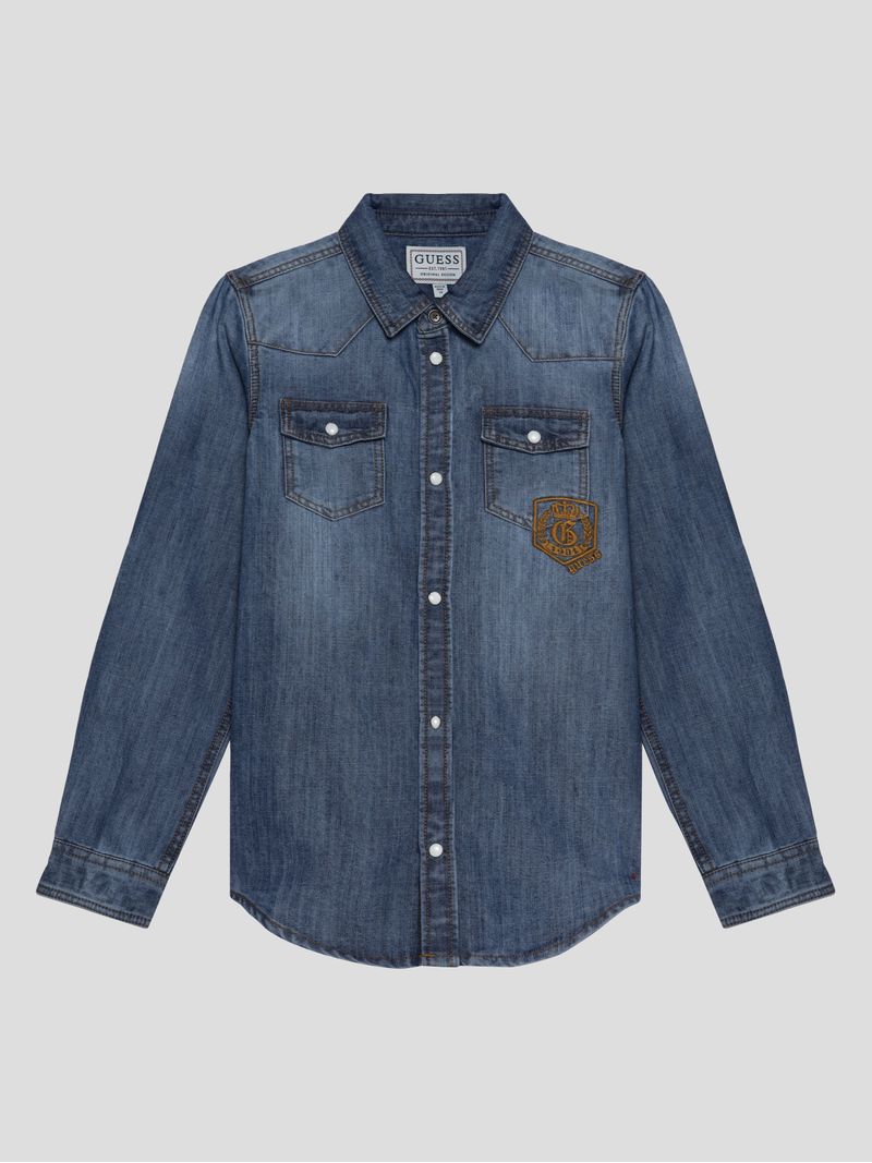 camisa-guess-kids-denim-para-niño