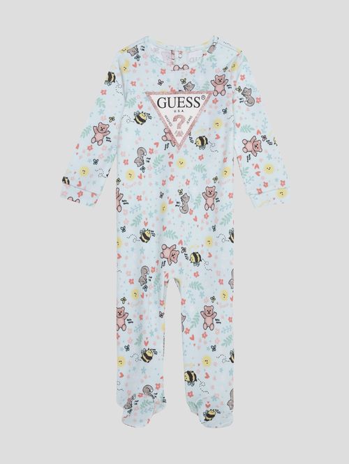 Mameluco Guess Kids Interlock Para Bebé